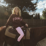 Fancy Oversized Fleece Plaid Collar Mockneck - Warm Marrom Brown