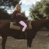 Fancy Oversized Fleece Plaid Collar Mockneck - Warm Marrom Brown