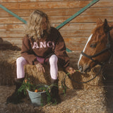 Fancy Oversized Fleece Plaid Collar Mockneck - Warm Marrom Brown