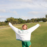 Fancy French Terry Mini Shorts - Fairway Green