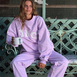 Oversized Terry Classic Mockneck - Lavender