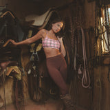 (Will ship in 1-2 weeks) ComfortForm Double Layer Bra - Muted Plaid