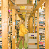 Fancy Oversized Mockneck - Gold/Purple