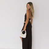 Lenley Halter Top And Maxi Skirt - Brown