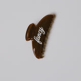 Fancy Claw Clip - Brown