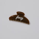 Fancy Claw Clip - Brown