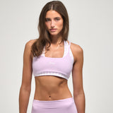 ComfortForm Halter Bra - Lilac Gingham