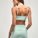 (1.5-2 WEEK DELIVERY) ComfortForm Halter Bra - Robin Gingham