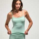 ComfortForm Lace Tank - Robin