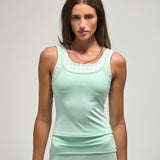 (1.5-2 WEEK DELIVERY) ComfortForm Double Layer Tank - Robin Gingham