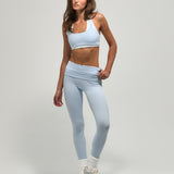 ComfortForm Halter Bra - Bluebell Gingham