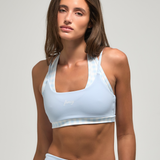 ComfortForm Halter Bra - Bluebell Gingham