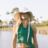 Pampas Frill Maxi Skirt Set - Green