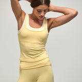 ComfortForm Double Layer Tank - Daffodil Gingham