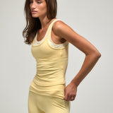 ComfortForm Double Layer Tank - Daffodil Gingham