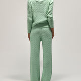 Foldover Knit Pant - Robin