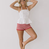 Kylee Mini Shorts - Red