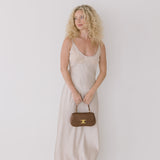 Lexi Satin Maxi Dress - Ivory