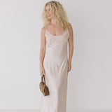 Lexi Satin Maxi Dress - Ivory