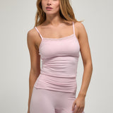 ComfortForm Lace Tank - Tulip