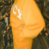 Fancy Oversized Fleece Lined Mockneck - TN Orange