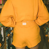 Fancy Oversized Fleece Lined Mockneck - TN Orange