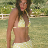 Swim Skirt - Daffodil Polka Dot