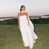 Isabel Scarf Dress - White