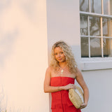 Paige Mini Dress - Red