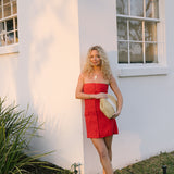 Paige Mini Dress - Red