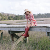 Tia Gingham Shorts - Red
