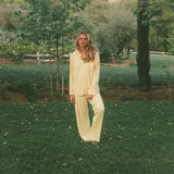 Pajama Set - Daffodil Polka Dot