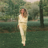 Pajama Set - Daffodil Polka Dot