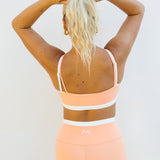 Fancy FitFlow Double Layered Athletic Bra - Spritz