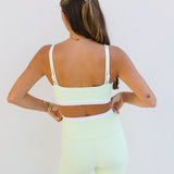 Fancy FitFlow Double Layered Athletic Bra - Zest