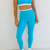 Fancy FitFlow Double Layered Athletic Bra - Poolside