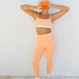 Fancy FitFlow Double Layered Athletic Bra - Spritz