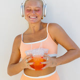 Fancy FitFlow Double Layered Athletic Bra - Spritz