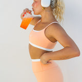 Fancy FitFlow Double Layered Athletic Bra - Spritz