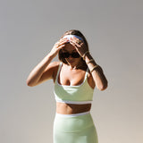 Fancy FitFlow Double Layered Athletic Bra - Zest