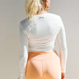 Fancy Wrap Top - White