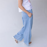 Bridget Drawstring Pants - Denim