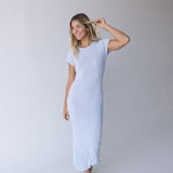 Abigail Midi Dress - Lt Blue