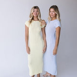 Abigail Midi Dress - Lt Blue