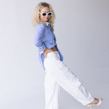 Jordan Barrel Jeans - White