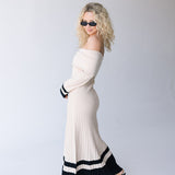 Poppy Off Shoulder Maxi Dress - Sand