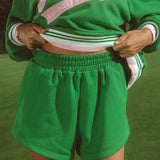 Terry Shorts - Fairway Green
