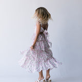 Belle Ruffle Tiered Maxi Dress - Pink