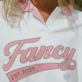 Terry Varsity Pullover - Tee White