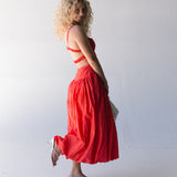 Malea Sleeveless Bubble Middi Dess - Watermelon